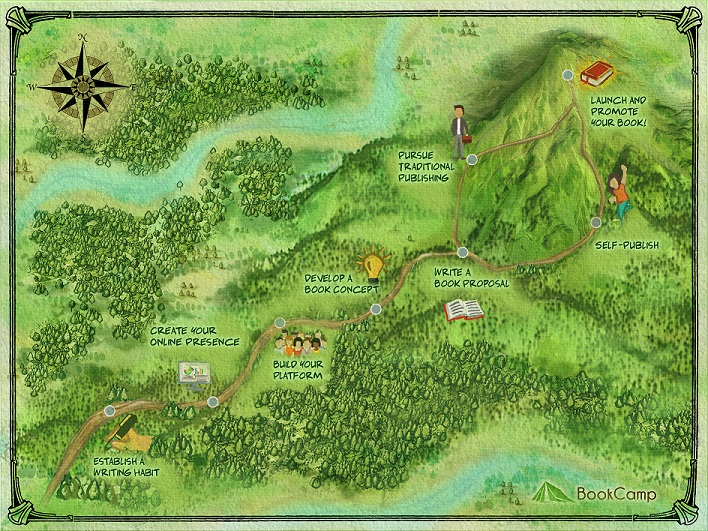 BookCamp Trail Map